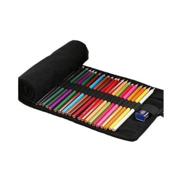 Imagem de Estojo De Lápis De Cor Para Estudantes Com 24/36/48/72 Compartimentos,