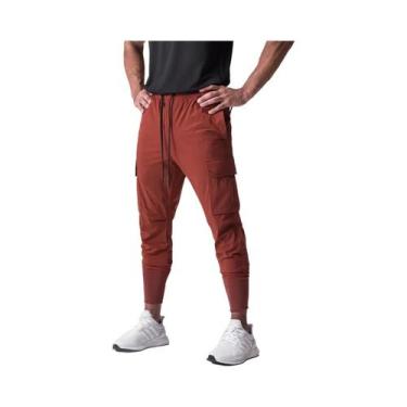 Imagem de Calças De Fitness Masculinas Camufladas De Secagem Rápida E Elásticas 