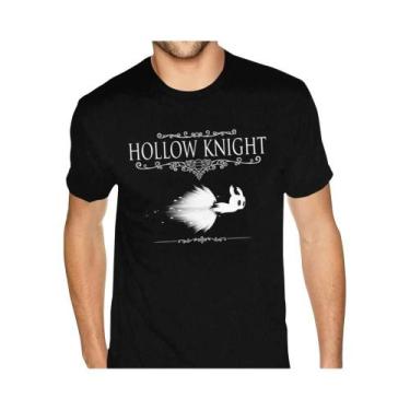 Imagem de Camiseta Masculina Hollow Knight Ghost Knight Com Estampa De Caveira G