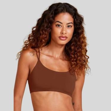 Imagem de Top Bojo Removivel Microfibra Hope Touch Alças Regulaveis Biodegradáve