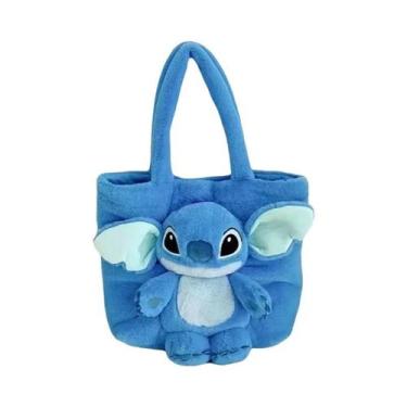 Imagem de Bolsa De Ombro De Pelúcia Kawaii Disney Lotso Stitch, Bolsa Macia E Fo