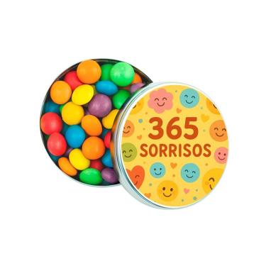 Imagem de Kit 30 Latinhas Lembrancinhas 365 Sorrisos