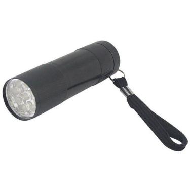 Imagem de Lanterna Alumínio 9 leds Preta - Western, Preto