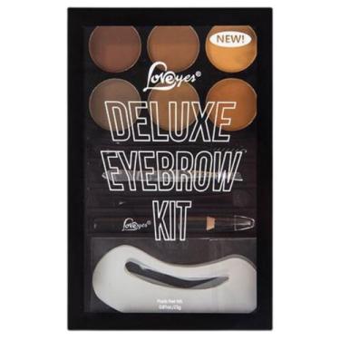 Imagem de Sombra Para Sobrancelhas Love Yes Paleta Com 6 Cores Deluxe Eyebrow Ki