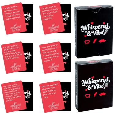 Imagem de Jogo de cartas para casais Whispered & Vibe Romantic 50 Cards