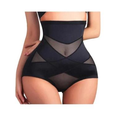 Imagem de Calcinha Modeladora Feminina De Cintura Alta Com Controle De Barriga, 
