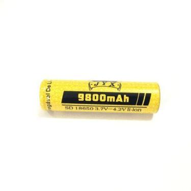 Imagem de Bateria JWS 18650 9800mAh Dourada Alta Duração Proteção 4.2V