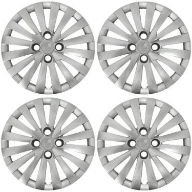 Imagem de Calota Aro 14" cor Prata Modelo Gol/Voyage G5/G6 2014 (Jogo c/ 4 Calot