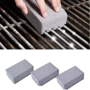 Imagem de 3 Pedras Tijolo Limpa Grelhas, Espetos e Churrasqueiras - Clink
