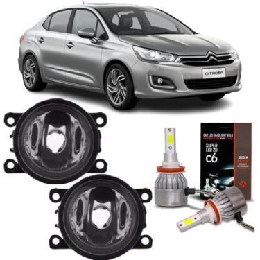 Imagem de Par de milha  citroen c4 lounge 2013 a 2018 e super led 2d - BIBAS