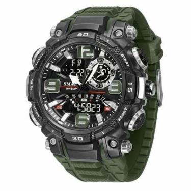 Imagem de Relógio SMAEL À Prova D'água Esportivo Vermelho-Masculino