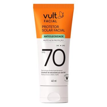 Imagem de Vult Protetor Solar Facial Antioleosidade FPS 70 40ml