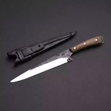 Imagem de Faca Picaço SG Aço Carbono - 6", 8" e 10"  Cabo de Imbuia  Lâmina 3mm 