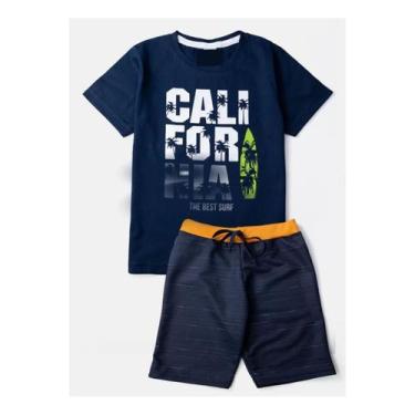 Imagem de Conjunto Infantil Masculino Verão Roupa Menino Short Juvenil - Click B