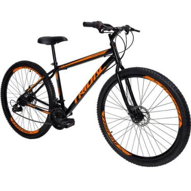 Imagem de Bicicleta Aro 29 MTB 7V Index Freio a Disco Quadro Aço Tridal Bike, Pr