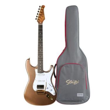 Imagem de Guitarra Seizi Vintage Budokan HSS Aged Gold