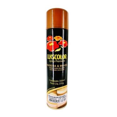 Imagem de Verniz P/ Madeira Spray Lukscolor Exterior e Interior 350ml