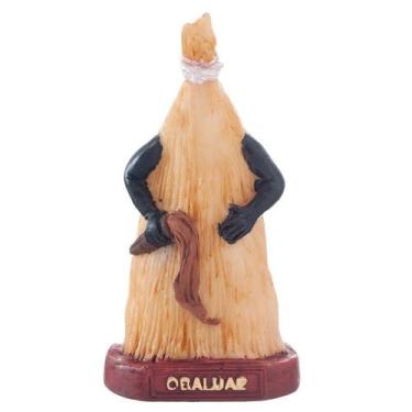 Imagem de Escultura Obaluaê 10cm em resina - Lua Mística - 100% Original - Loja 