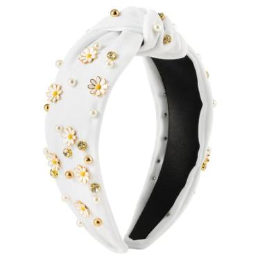 Imagem de Bandana PANTIDE Daisy Jeweled Knotted Strass para mulheres