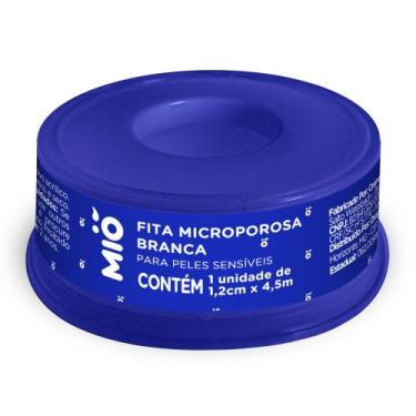 Imagem de Fita Microporosa Mió Branca para Peles Sensíveis 1,2cm X 4,5m 1 Unidad