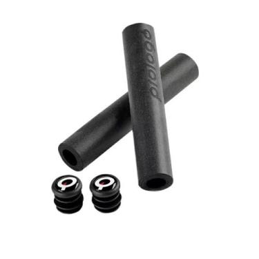 Imagem de Manopla Mastery Silicone com Tampa 130mm Preto Par de Punho - Prologo