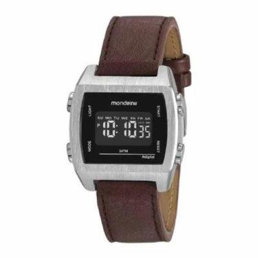 Imagem de Relogio mondaine masculino marrom digital 99395g0mvnh1