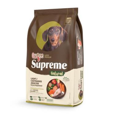Imagem de Ração Quatree Supreme Cães Adultos Light Castrado Raças Pequenas Frang