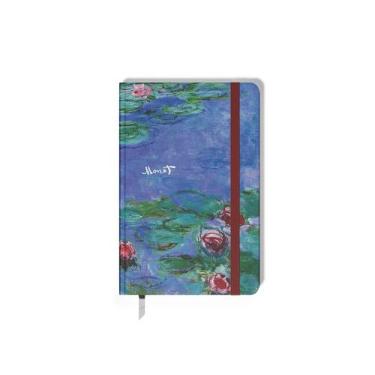 Imagem de Caderneta média monet water lilies red teca papelaria
