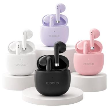 Imagem de Fone bluetooth sem fio touch a gold redução de ruído ipx4 - AGOLD PRO,