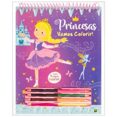 Imagem de Livro - Vamos Colorir! Princesas