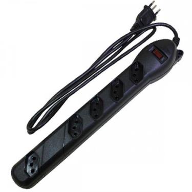 Imagem de Filtro Linha Qualitronix 5 Tomada Bivolt Preto