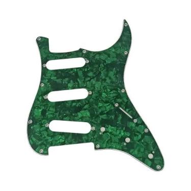 Imagem de Protetor De Guitarra Multicolorido Com 11 Furos SSS E Parafusos Para G