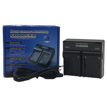 Imagem de Carregador Duplo P/ Baterias NP F970/f570/f550 L - Genérica