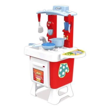 Imagem de Mini Cozinha Infantil C/ Forno Pia Fogão Mini Chef 71 Cm - Xalingo