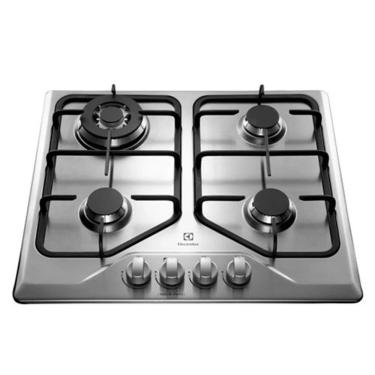 Imagem de Cooktop a Gás 4 Bocas Electrolux GT60X Inox com Queimador Tripla Chama e Acendimento Super Automático Bivolt