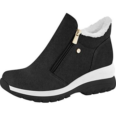 Imagem de Bota Lanin Nobuck Preto Forrada Com Lã (38)