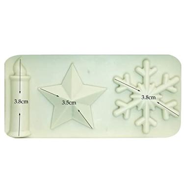 Imagem de Confeitaria dos moldes, F302 MOLDE DE SILICONE NATAL CONFEITARIA BISCUIT