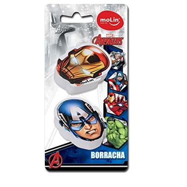 Imagem de BORRACHA AVENGERS MOLIN - COM 02 UNIDADES