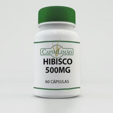 Imagem de Hibisco 500 mg 60 capsulas Capim Limão