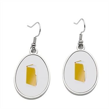 Imagem de Brinco de pasta vetorial – Brincos pendurados para meninas – Presente de festa de aniversário dos namorados, Metal, Sem pedras preciosas