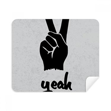 Imagem de Pano de limpeza personalizado com desenho de tesouras, 2 peças, tecido de camurça