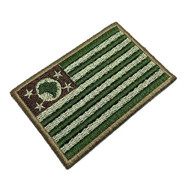 Imagem de BE0045T03 Bandeira São Paulo Brasil Bordado Termo Adesivo