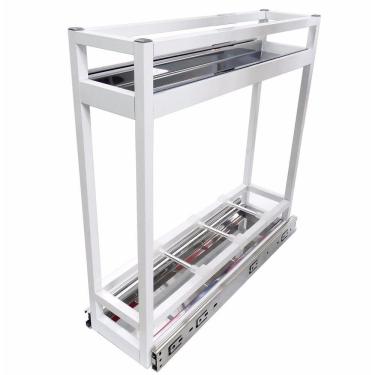 Imagem de Porta Latas Óleo De Base Alumínio Branco