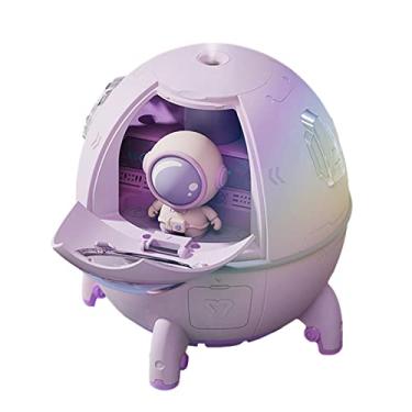 Imagem de Mini umidificador | Umidificadores portáteis com espaço astronauta bonito, umidificadores legais com luz atmosfera colorida para bebês em berçário genérico