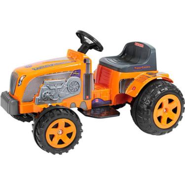 Imagem de Mini Trator Elétrico Infantil Biemme Country - EL 6V - Amarelo