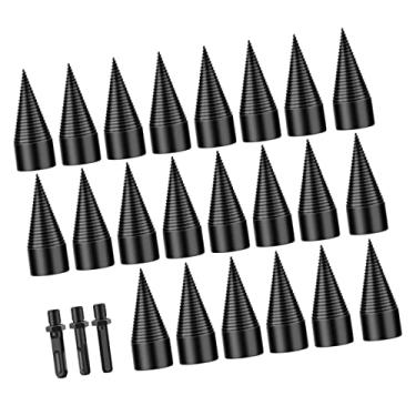 Imagem de 1 Conjunto Broca Rachadora De Madeira Furadeiras Elétricas Pesadas Furadeira Elétrica Rachadora De Madeira Brocas Para Divisor De Madeira Registro Bit De Broca Parafuso Aço Cônico