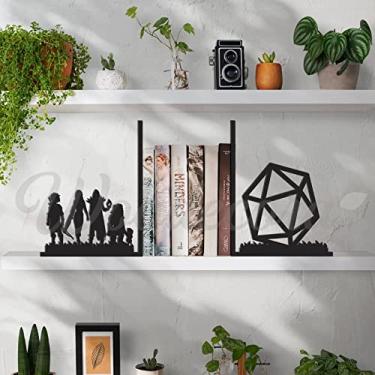 Imagem de Aparador de Livros Dado RPG Woodecora