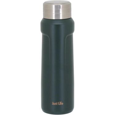 Imagem de JUST LIFE GARRAFA TÉRMICA 23x7x7cm 500ml INOX VERDE PAREDE DUPLA