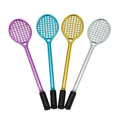 Imagem de Maydahui 40 peças, raquete de tênis, caneta gel, tinta preta, para escritório em casa, escola