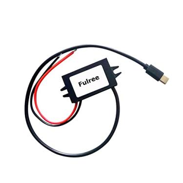 Imagem de menolana Conversor de 12 V para 5 V, Adaptador de Energia Regulador de Tensão Reduzida para Dispositivo Eletrônico, em linha reta